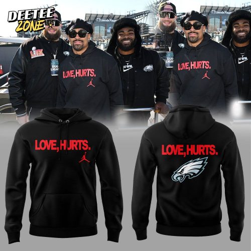 Philadelphia Eagles LOVE HURTS Hoodie