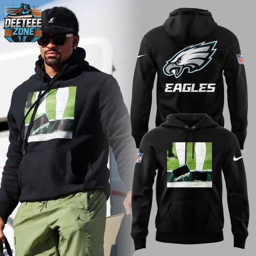 Philadelphia Eagles NFL 2025 Nike Limited Jalen Hurts Black Hoodie