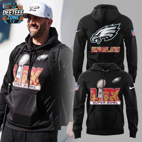 Philadelphia Eagles NFL 2025 Nike Limited Super Bowl LIX Black Hoodie