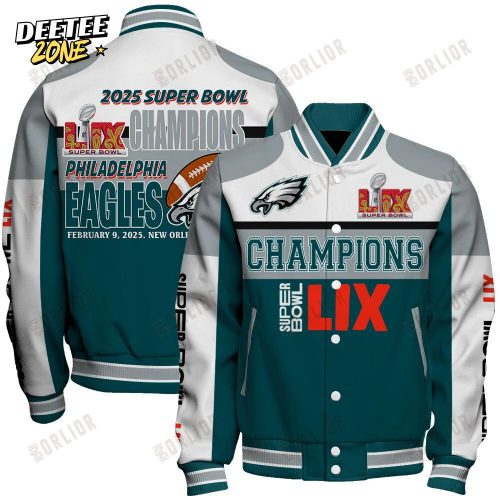 Philadelphia Eagles Super Bowl 2025 Winning Spirit Varsity Jacket