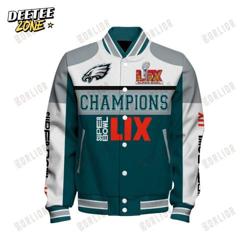 Philadelphia Eagles Super Bowl 2025 Winning Spirit Varsity Jacket