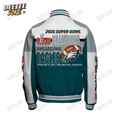 Philadelphia Eagles Super Bowl 2025 Winning Spirit Varsity Jacket