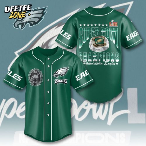 Philadelphia Eagles Super Bowl Baseball Jersey