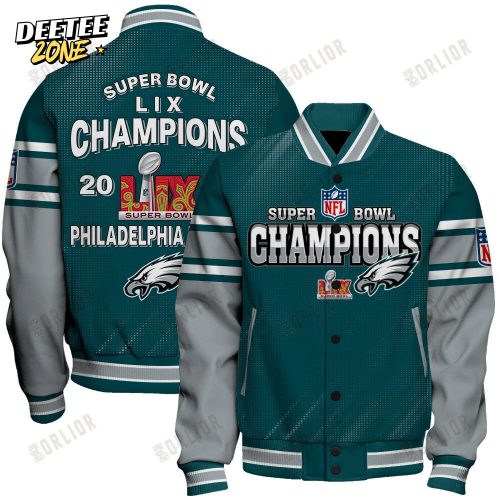 Philadelphia Eagles Super Bowl LIX 2025 Winning Spirit Varsity Jacket Version 2