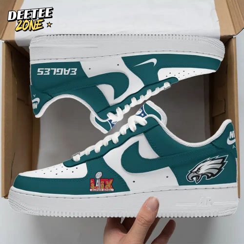 Philadelphia Eagles Super Bowl LIX AF1 Sneakers V2