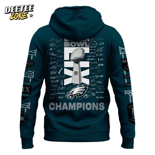 Philadelphia Eagles Super Bowl LIX Champions Hoodie