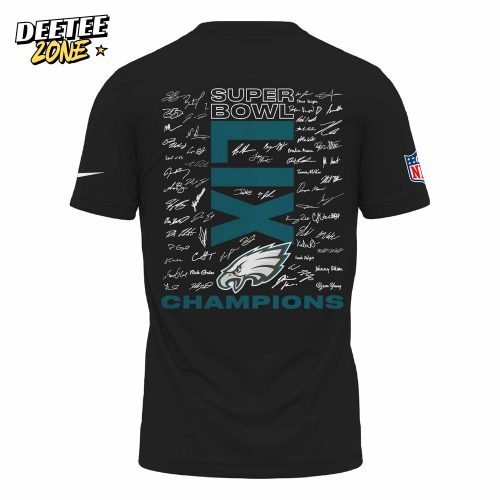 Philadelphia Eagles Super Bowl LIX Champions Locker Room Trophy Collection Tshirt T1