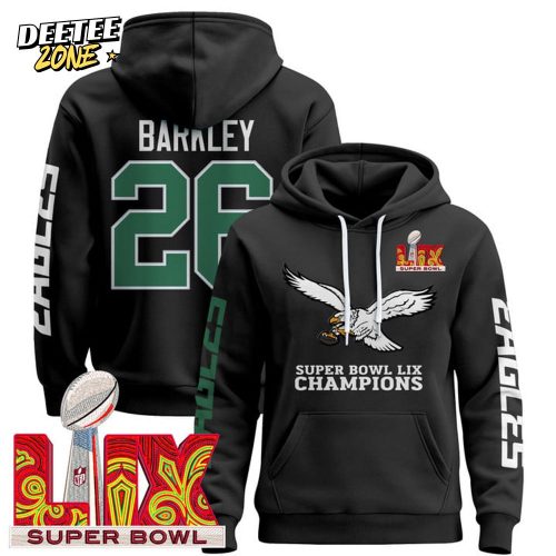 Philadelphia Eagles Super Bowl LIX Patch Pullover Hoodie