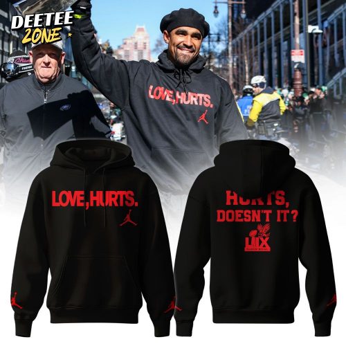 Philadelphia Eagles x Love Hurts Hoodie 2025