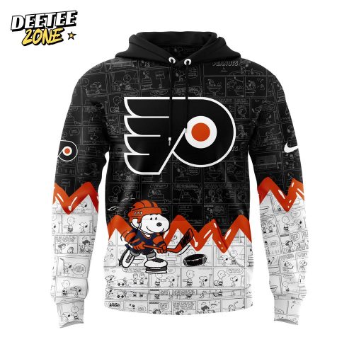 Philadelphia Flyers Anniversary of Peanuts Hoodie V2