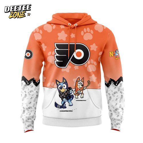 Philadelphia Flyers Bluey and Bingo Hoodie