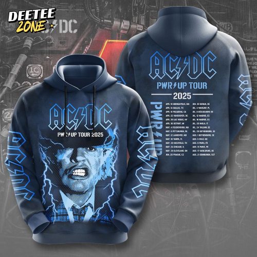 Premium PWR up tour 2025 AC/DC 3D Hoodie