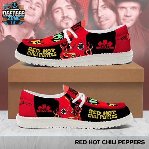 Red Hot Chili Peppers Exclusive Hey Dude Shoes