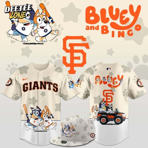 San Francisco Giants x Bluey and Bingo Jersey