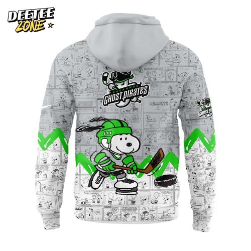 Savannah Ghost Pirates Anniversary of Peanuts Hoodie