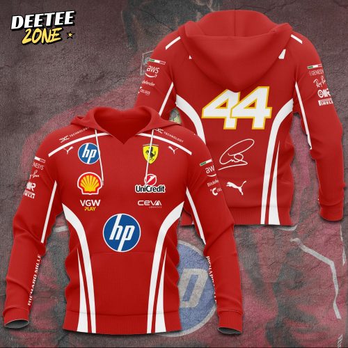 Scuderia Ferrari x Lewis Hamilton 3D Hoodie