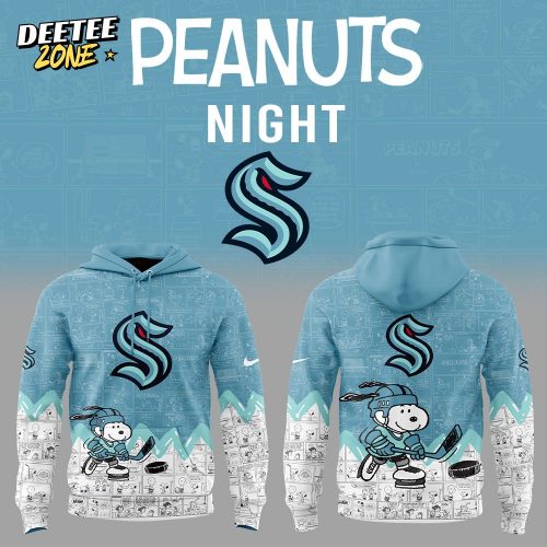 Seattle Kraken Anniversary of Peanuts Hoodie