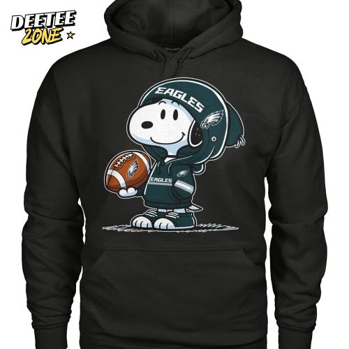 Snoopy Wears Philadelphia Eagles Hoodie