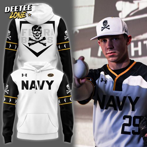 Special 2025 Jolly Rogers Navy Midshipmen Baseball Hoodie V2