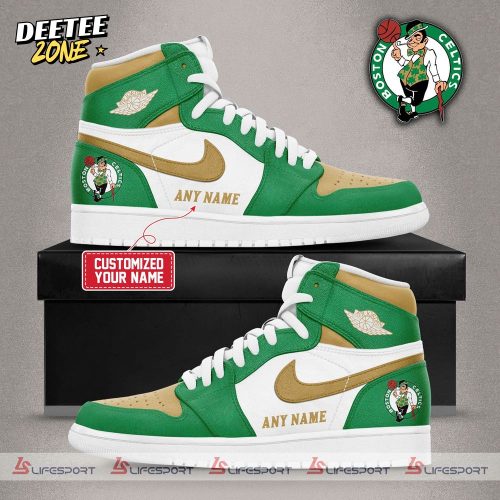 Special Edition Boston Celtics Air Jordan1 Shoes