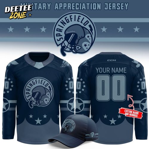 Springfield Thunderbirds Military Appreciation jersey