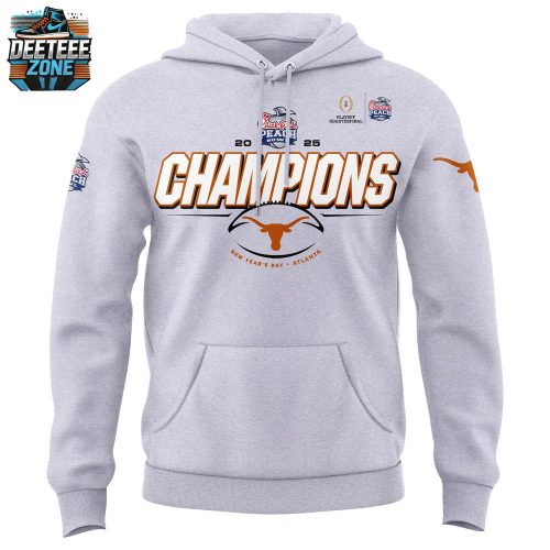 Texas Longhorns 2025 Peach Bowl Champions Hoodie