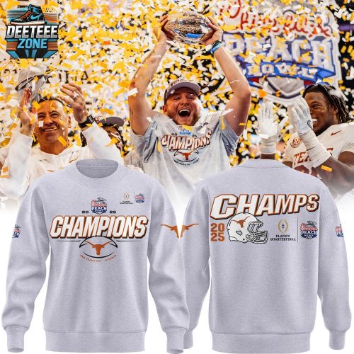 Texas Longhorns 2025 Peach Bowl Champions Sweatshirt