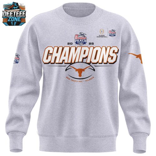 Texas Longhorns 2025 Peach Bowl Champions Sweatshirt