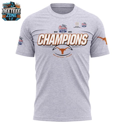 Texas Longhorns 2025 Peach Bowl Champions Tee