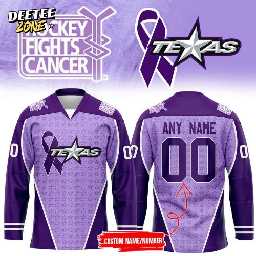 Texas Stars Hockey Fighting Cancer 2024 Jersey