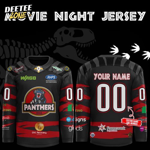 The Nottingham Panthers Movie Night jerseys