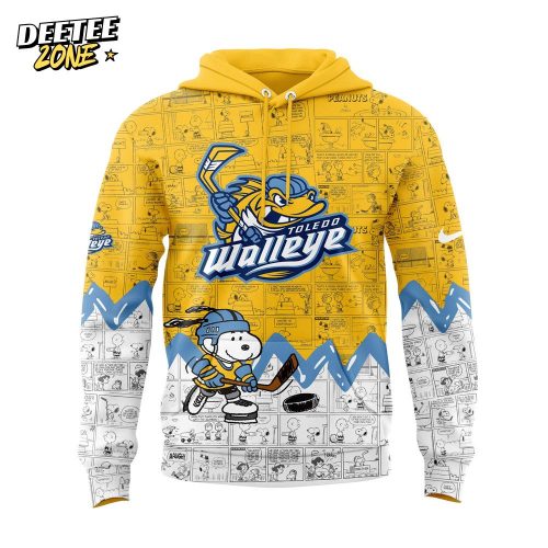 Toledo Walleye Anniversary of Peanuts Hoodie