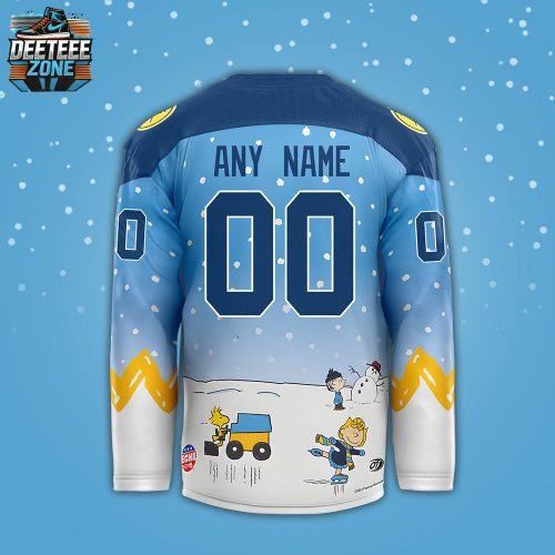 Toledo Walleye x Peanuts Night Limited Edition Custom Jersey