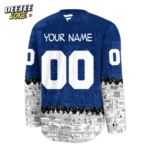 Toronto Maple Leafs 75th Anniversary of Peanuts Snoopy Jersey