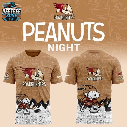 Tucson Roadrunners Anniversary of Peanuts T-shirt