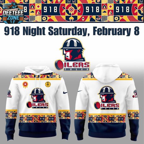 Tulsa Oilers 918 Night Hoodie – Hockey Fan Exclusive Merch