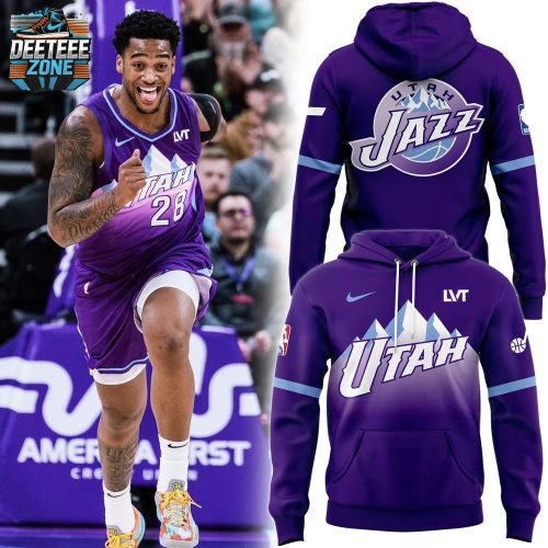 Utah Jazz 2025 NBA City Edition Hoodie