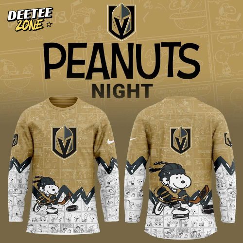 Vegas Golden Knights Anniversary of Peanuts Jersey