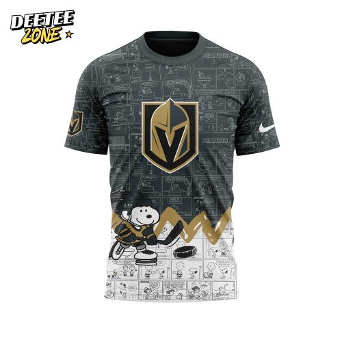 Vegas Golden Knights Anniversary of Peanuts T-shirt