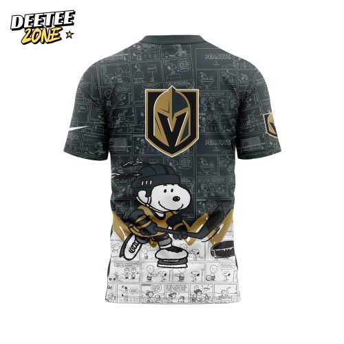 Vegas Golden Knights Anniversary of Peanuts T-shirt