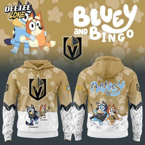 Vegas Golden Knights Bluey and Bingo Hoodie