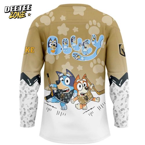 Vegas Golden Knights Bluey and Bingo Jersey