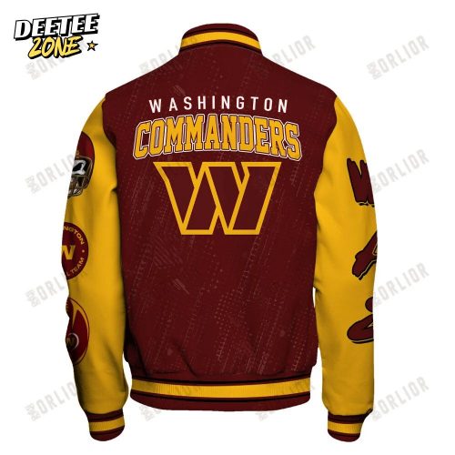 Washington Commanders National Football League Conquer Every Field Unisex Varsity Jacket