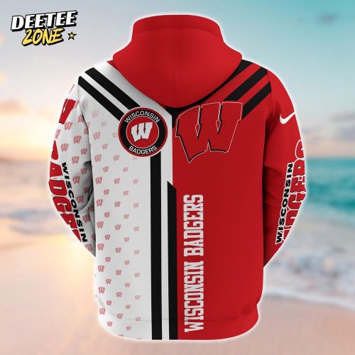 Wisconsin Badgers Customized 3D Hoodie