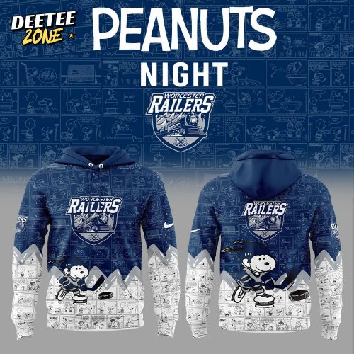 Worcester Railers 75th Anniversary of Peanuts Hoodie