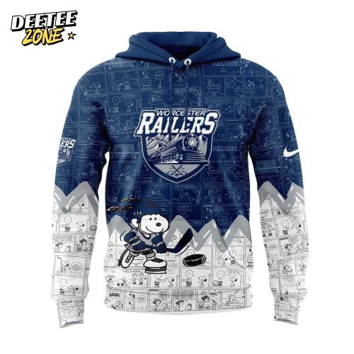 Worcester Railers 75th Anniversary of Peanuts Hoodie