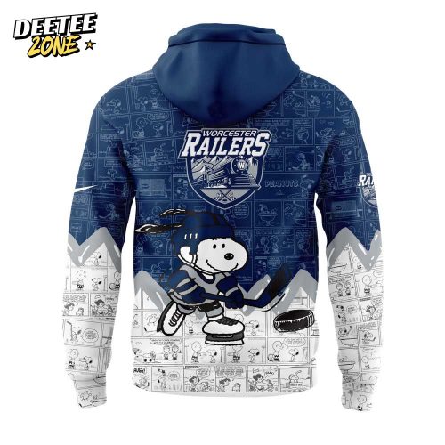 Worcester Railers 75th Anniversary of Peanuts Hoodie