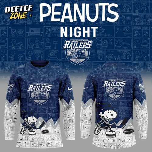 Worcester Railers 75th Anniversary of Peanuts Jersey