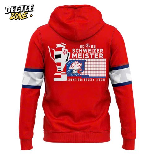 ZSC Lions CHL 2025 European Club Champions Hoodie