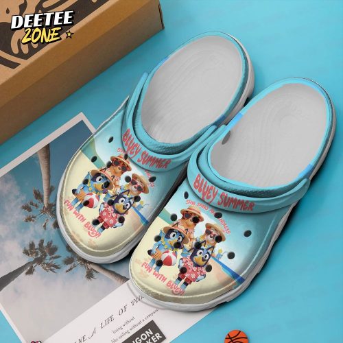 Bluey Summer Beach Clogs – Fun with Bluey Vacation Edition